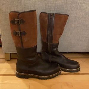 Gorsuch Roccia Fur Boots size 43 Brown leather and brown suede